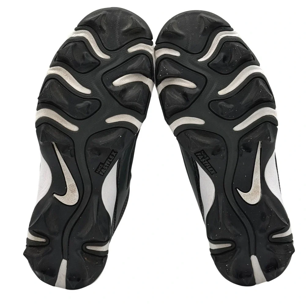 Nike Alpha Menace 4‎ Shark Cleats Youth 3Y Black White FQ4012-001 Football